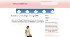 Desktop Screenshot of pantalonesdemoda.net