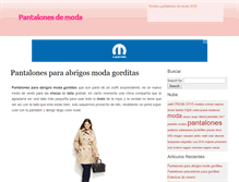 Tablet Screenshot of pantalonesdemoda.net
